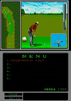 MegaTech: Arnold Palmer Tournament Golf screen shot game playing